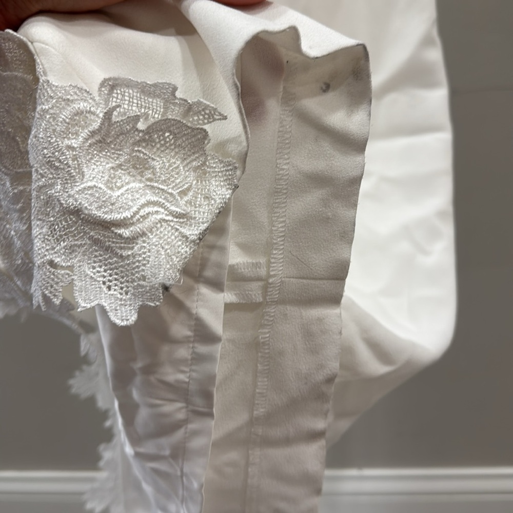SAU LEE Florence Dress in White - Picture 12 of 16